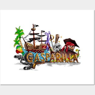 Gasparilla Pirate Ship Tampa FL Pirate Festival Posters and Art